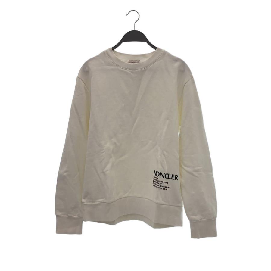 MONCLER◇スウェット/XS/G20938G00024/ロゴプリント/トレーナ