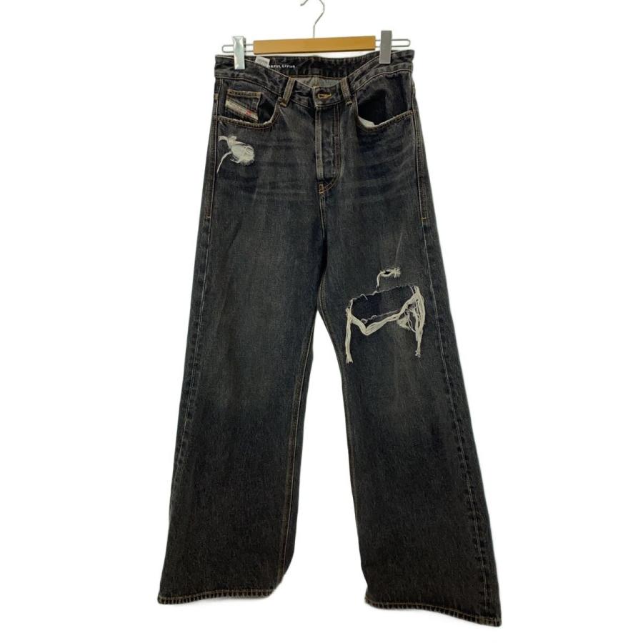 DIESEL◇D-Rise Straight Jeans/30/デニム/BLK/007F6 : セカンド 