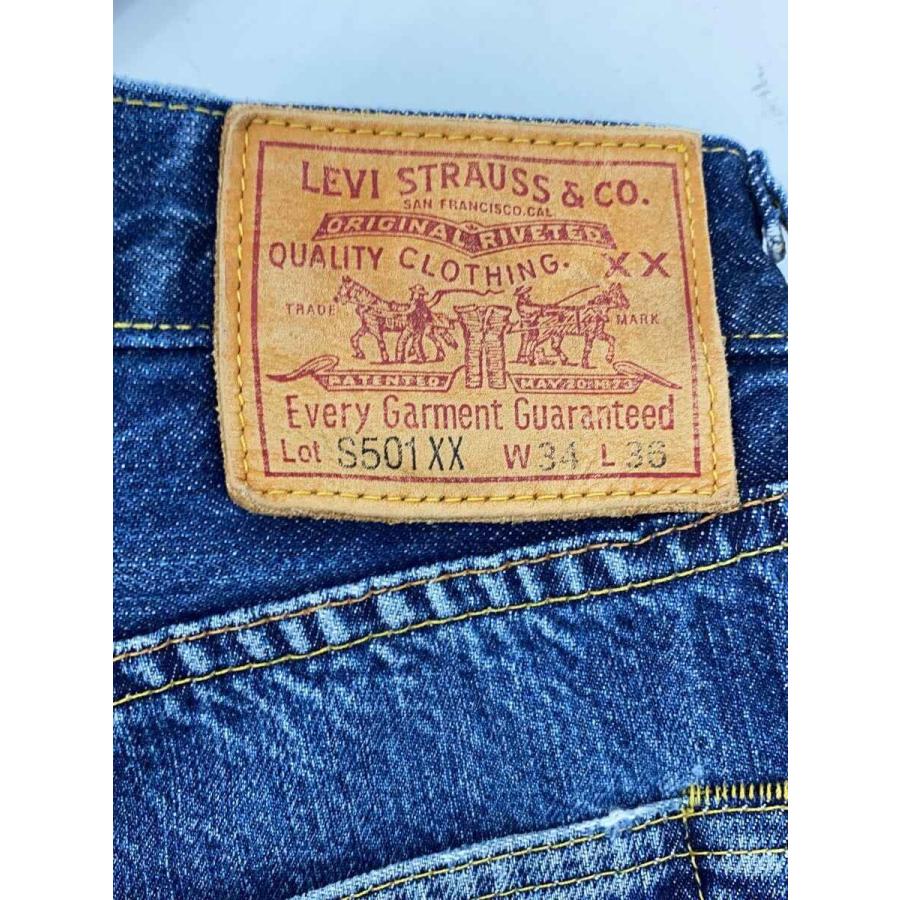 Levi's Vintage Clothing◇S501XX/大戦モデル復刻/米国製/34/コットン
