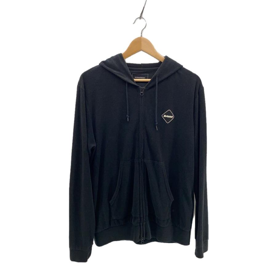Bristol パーカー 黒　FCRB F.C.R.B.(F.C.Real Bristol)◇エフシー/パーカー/L/コットン/ブラック
