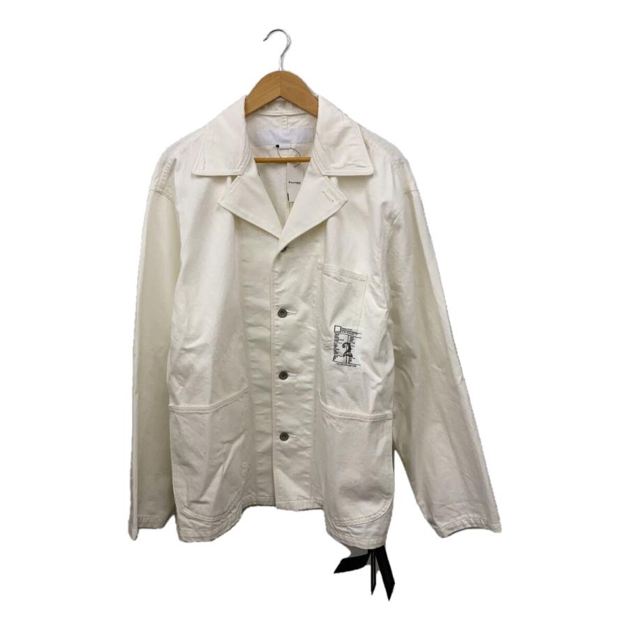 NEIGHBORHOOD◇BW . COVERALL JACKET/カバーオール/L/コットン/WHT