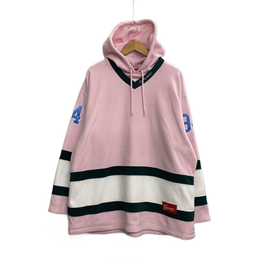 Supreme◇POLARTEC HOODED HOCKEY JERSEY/パーカー/XL/ポリエステル