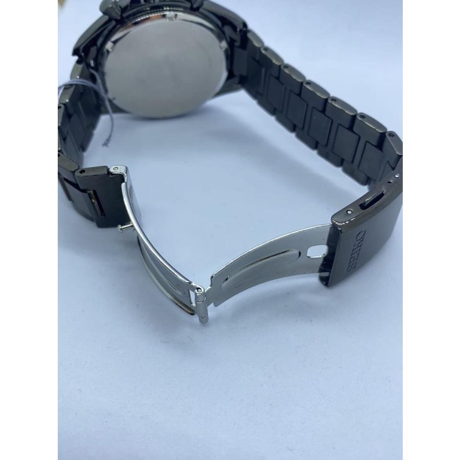 SEIKO◇THE STANDARD/ソーラー腕時計/ガンメタ/箱コマ説明書有/SBPY169
