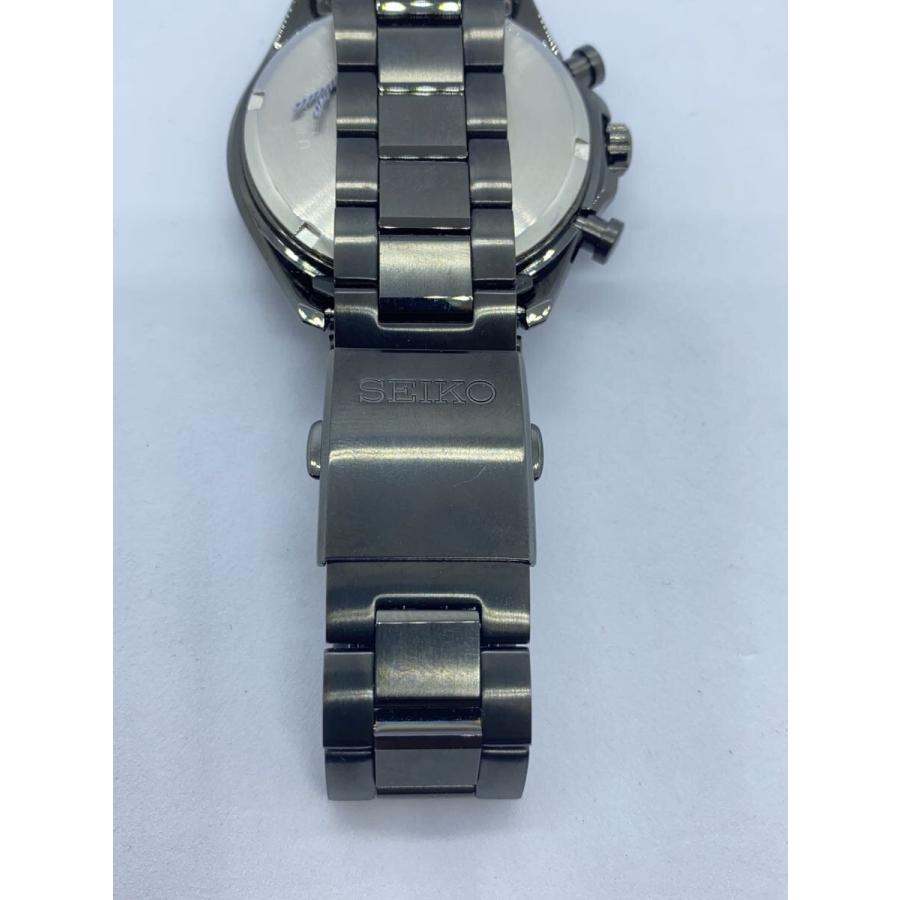 SEIKO◇THE STANDARD/ソーラー腕時計/ガンメタ/箱コマ説明書有/SBPY169