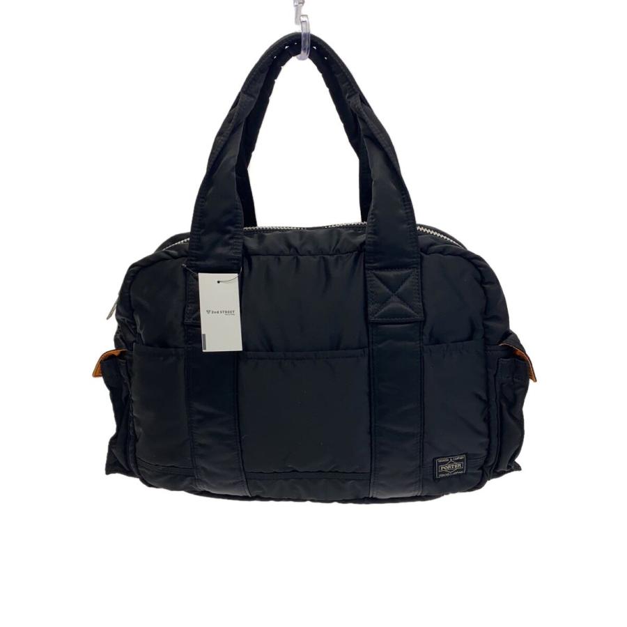 PORTER◇TANKER/DUFFLE BAG(L)/タンカー_ダッフルバッグ/ブラック/黒 