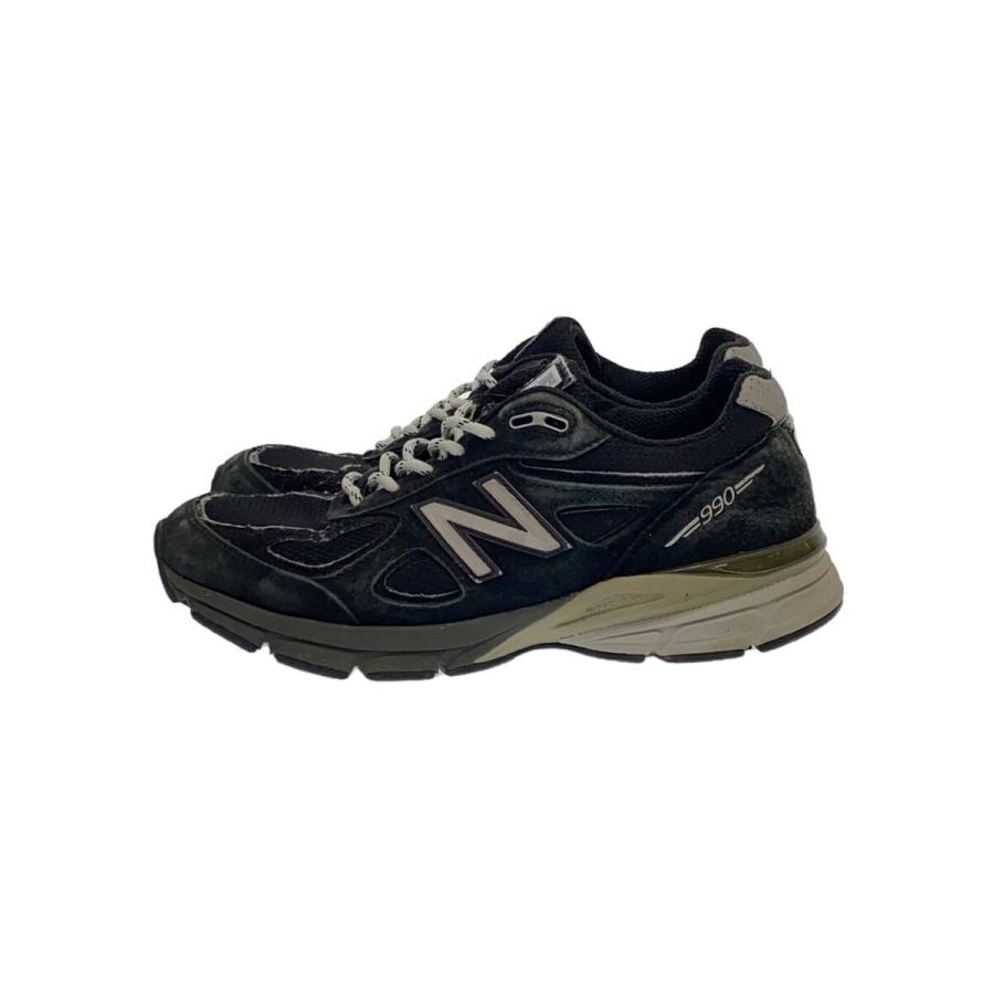 NEW BALANCE◇990V4/26.5cm/ブラック/黒/使用感有/made in USA/M990BK4