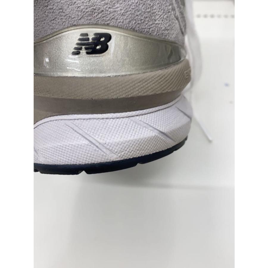 NEW BALANCE◇990V5_Grey/ローカットスニーカー/26cm/ソール薄汚れ有