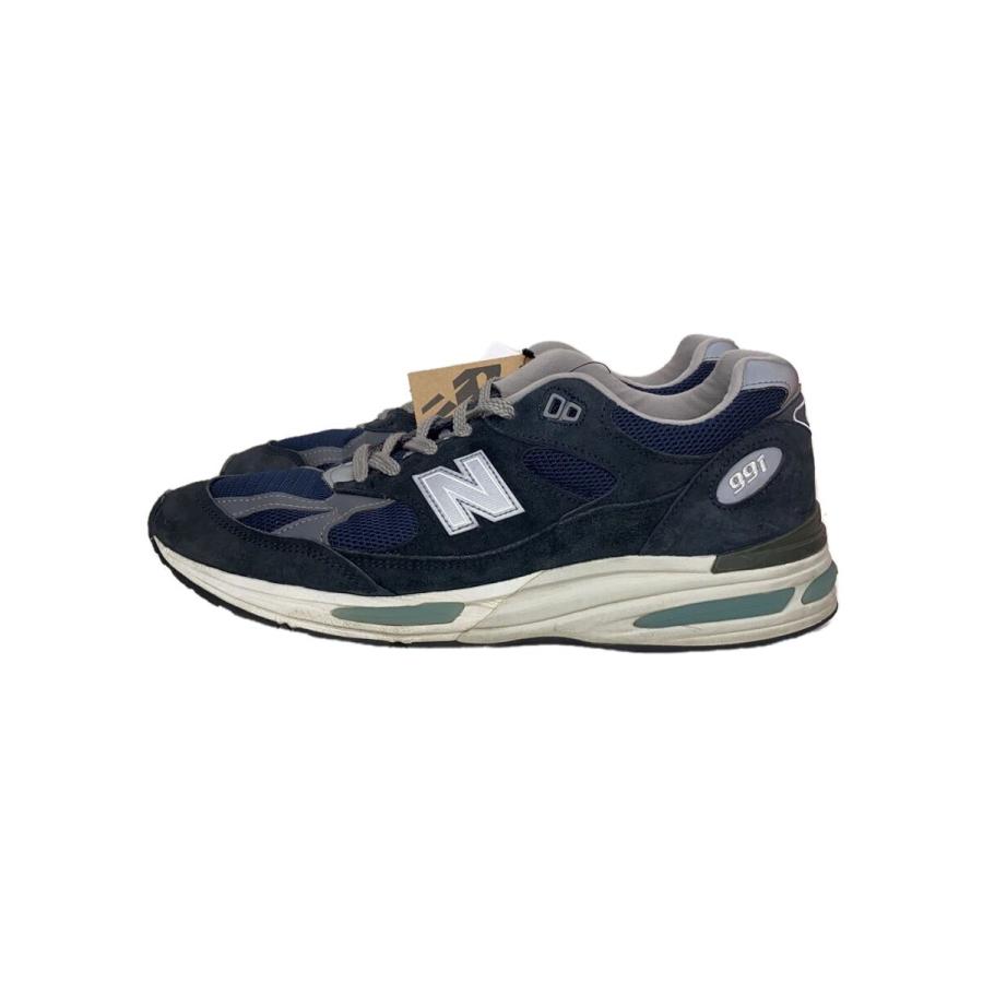 NEW BALANCE◇991V2 Navy_made in England/27cm/ソール擦れ有/紺