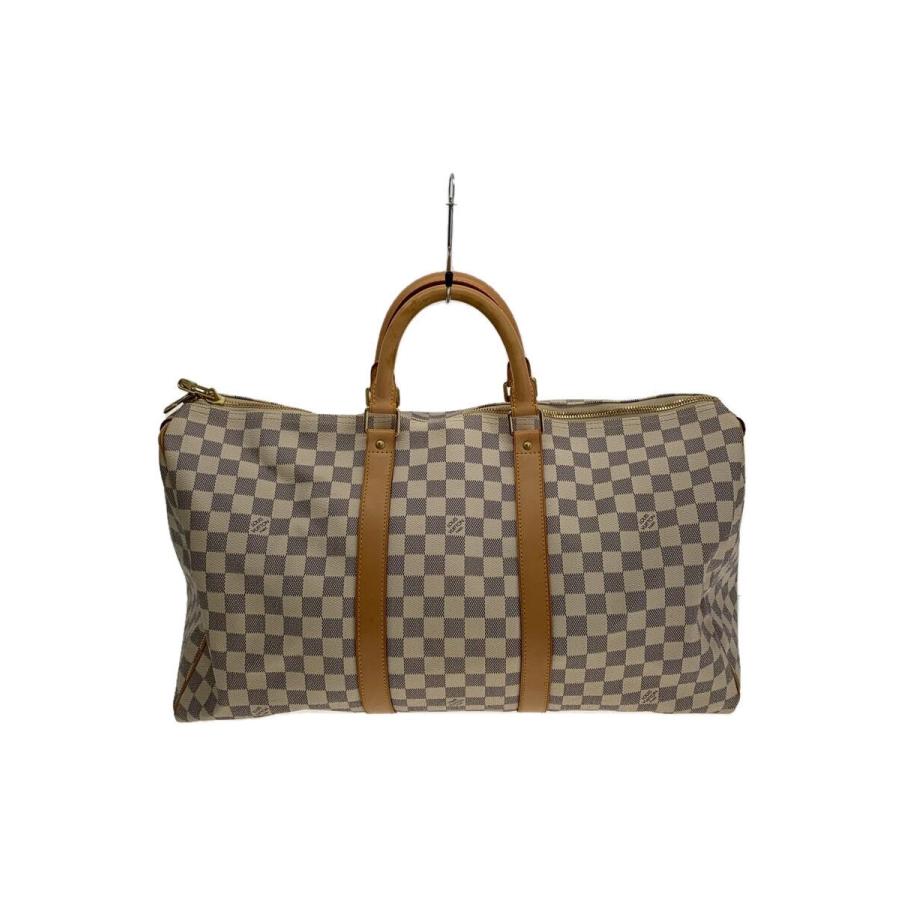 LOUIS VUITTON◇キーポル50_ダミエ・アズール/PVC/WHT : セカンド