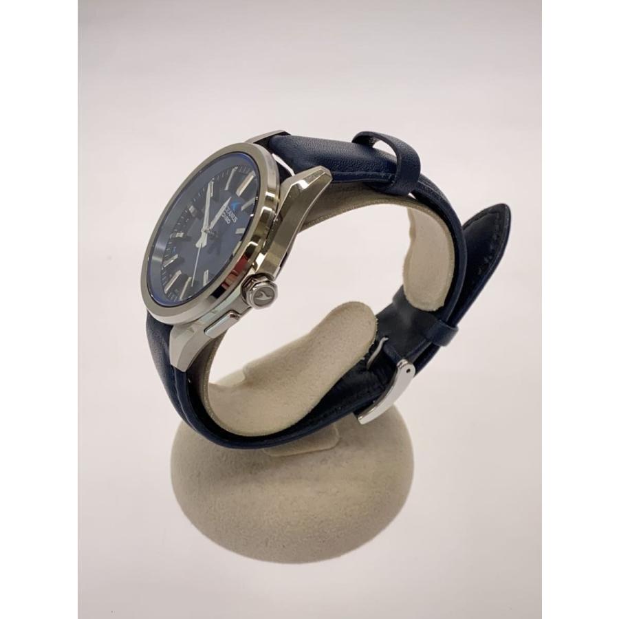 CASIO OCEANUSOCW-T200SLE-2AJRネイビー レザー 時計 OCW-T200SLE-2AJR | CASIO