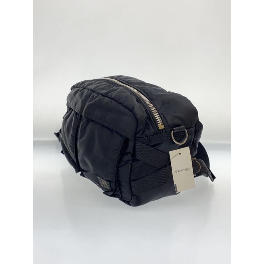 PORTER◇TANKER_WAIST BAG/タンカー_ウエストバッグ/ブラック/黒/使用