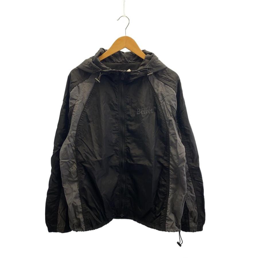 BELVET/Bicolor Army Nylon Jacket/ナイロンジャケット/L/ブラック 