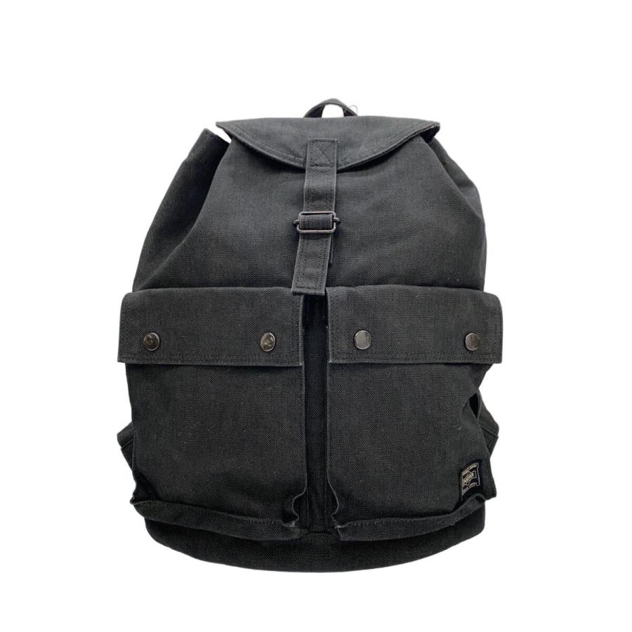 PORTER◇SMOKY_RUCKSACK/スモーキー_リュックサック/ブラック/黒/角