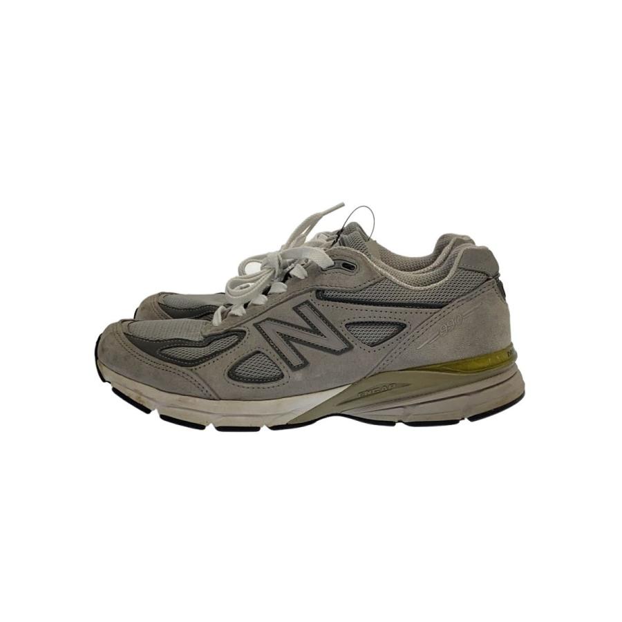 NEW BALANCE◇990V4 Grey_made in USA/スニーカー/27.5cm/グレー/使用 