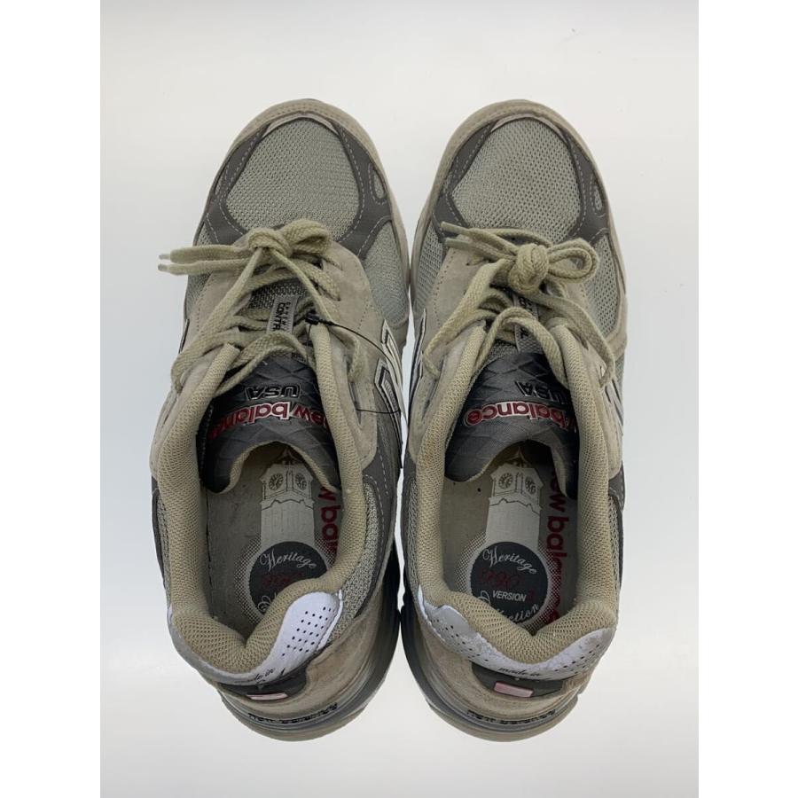NEW BALANCE◇990V3 Grey_made in USA/スニーカー/27.5cm/グレー/使用 