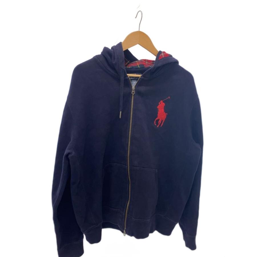 POLO RALPH LAUREN◇ビッグポニー刺繍ダブルジップパーカー/XL