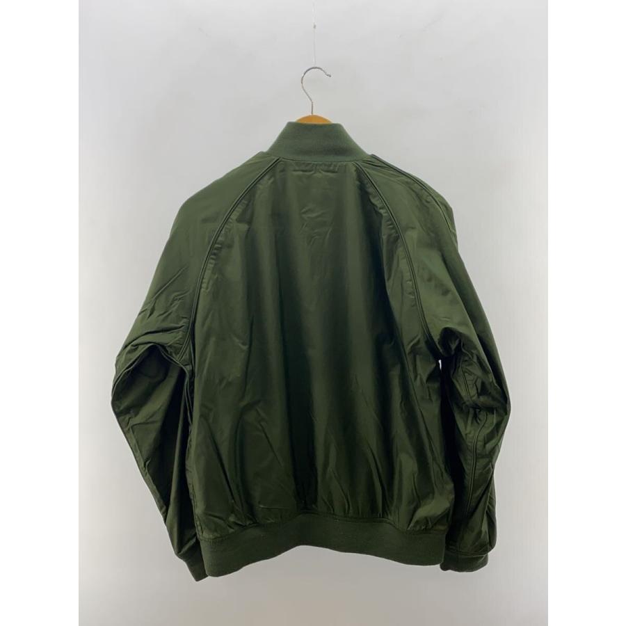 STUSSY◇00s/裏フリースナイロンブルゾン/M/グリーン/ラグラン/毛玉有 