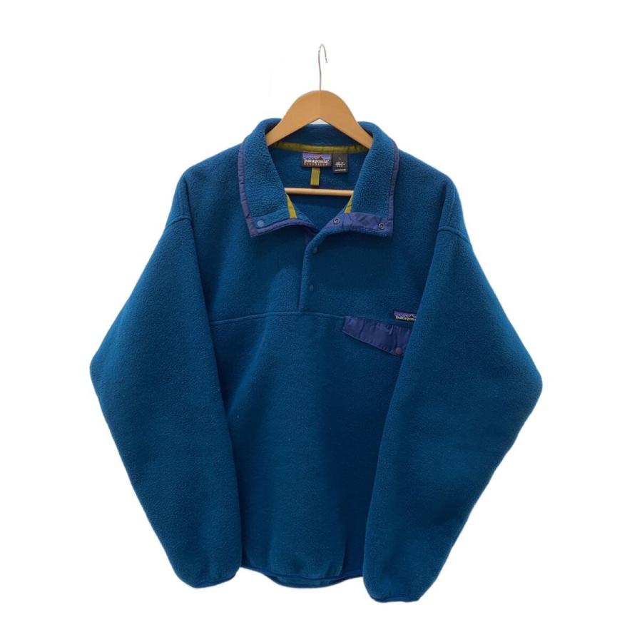 patagonia◇90s/Synchilla Snap-T Pacific Blue/シンチラスナップT