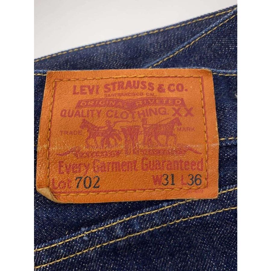 Levi’s◆90s 702XX 日本製/ストレートデニムパンツ/実寸31×28/濃紺/若干色褪せ有