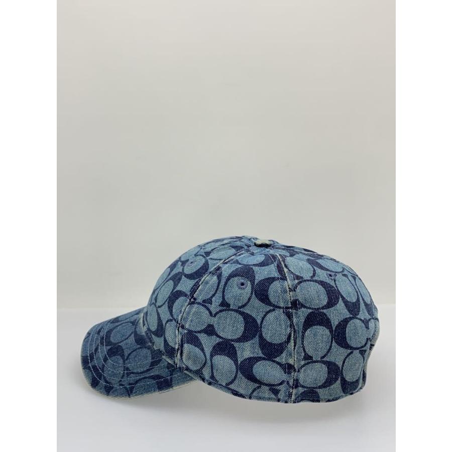 COACH◇Denim Signature Cap/デニムシグネチャーキャップ/使用感有