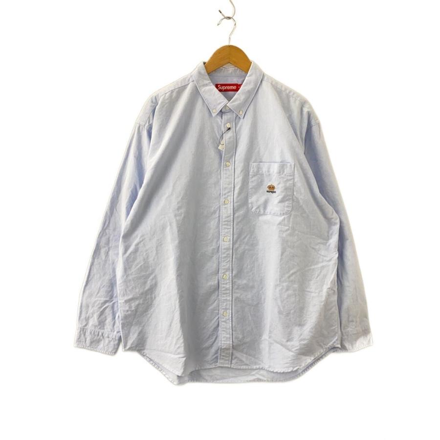Supreme◇24SS/Loose Fit Flannel Oxford Shirt/フランネルオックス