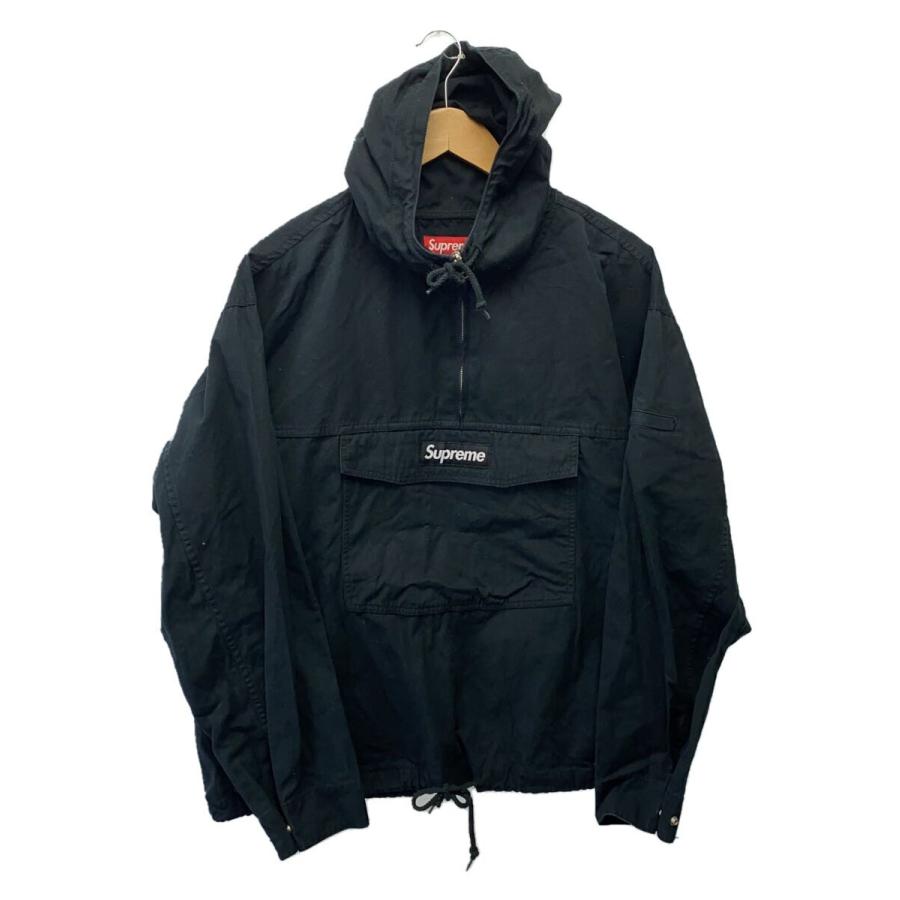 Supreme◇24SS/COTTON UTILITY ANORAK/ジャケット/M/コットン/BLK 