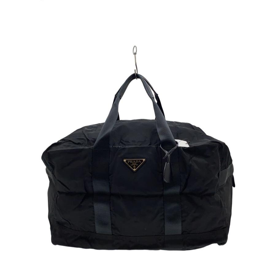 PRADA◇ボストンバッグ/ナイロン/BLK// : セカンドストリートYahoo!店