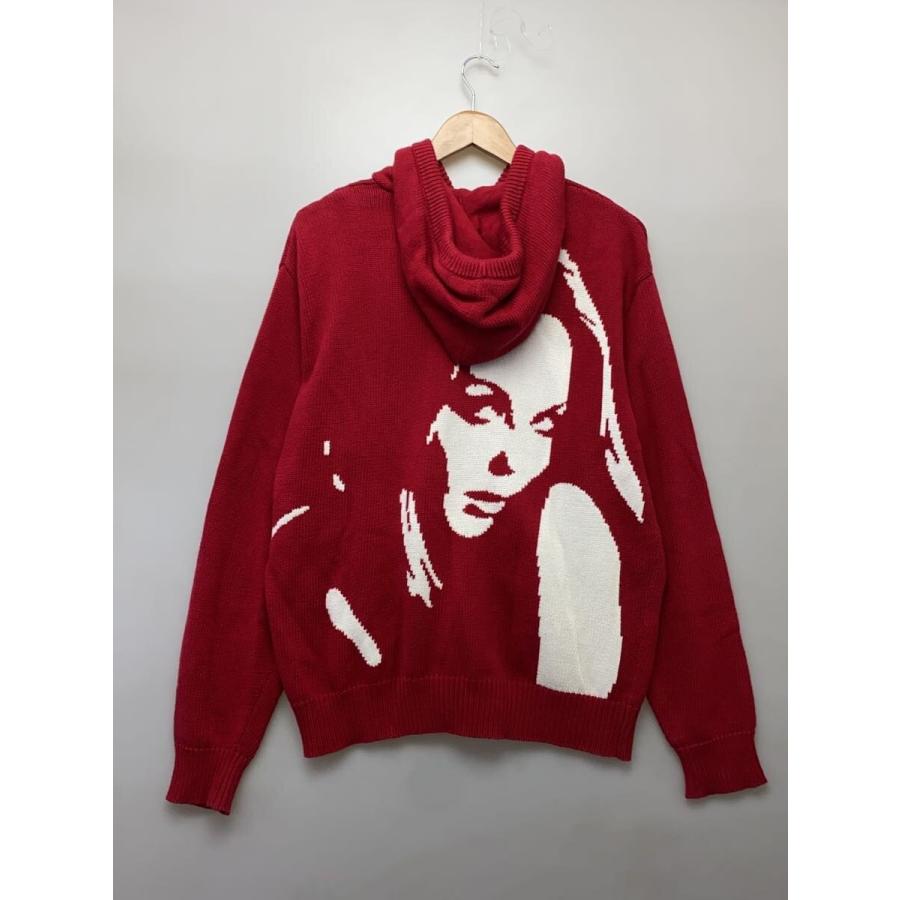 HYSTERIC GLAMOUR 赤 フルジッパーパーカー HYSTERIC GLAMOUR◇ジップパーカー/M/コットン/BRD/02201ND02
