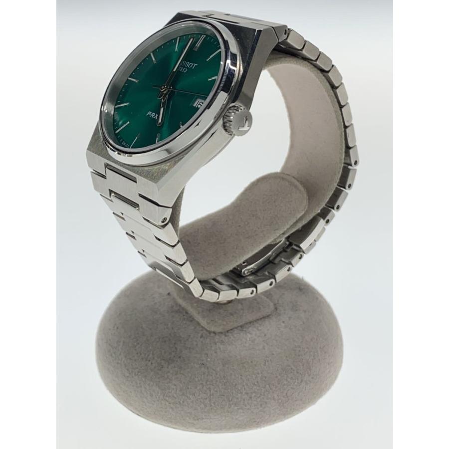 TISSOT◇PRX/コマ付き/クォーツ腕時計/アナログ/GRN/T137210A TISSOT◇PRX/コマ付き/クォーツ腕時計/アナログ/GRN/T137210A