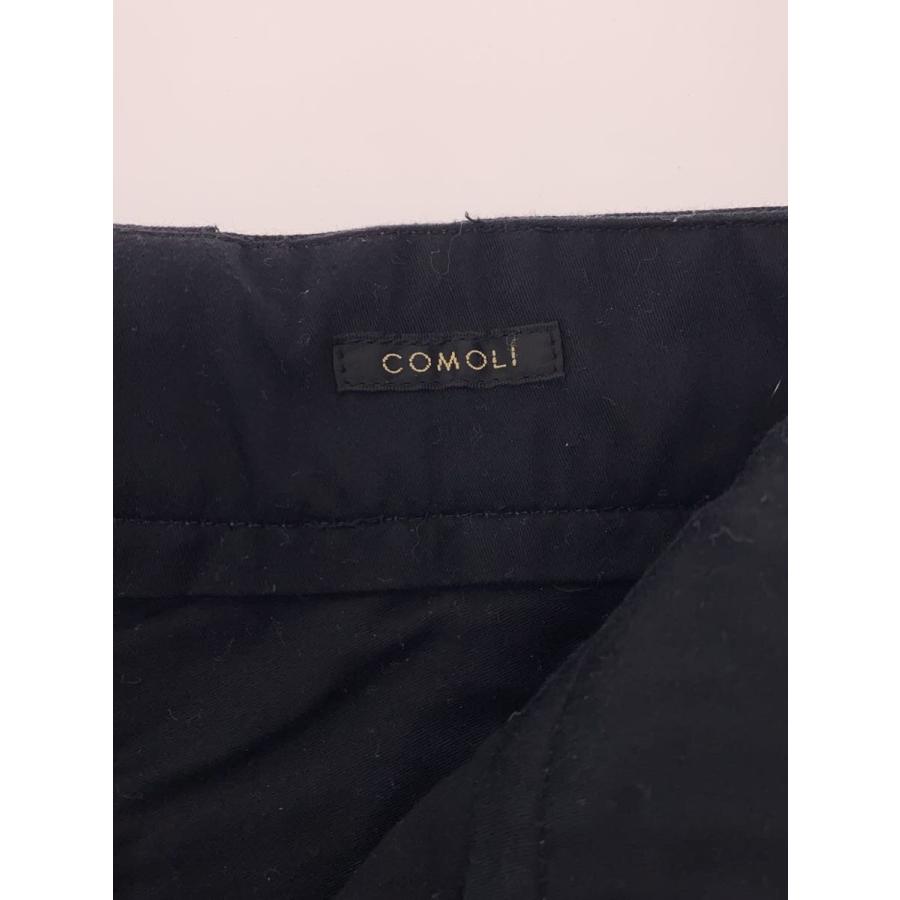 COMOLI◇ポストワークツイルパンツ/ボトム/1/コットン/BLK/B01-03006