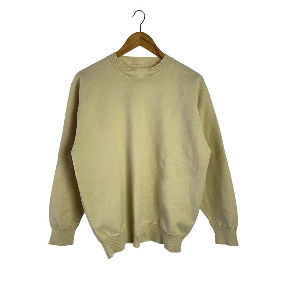 Yonetomi◇RIGID CASHMERE SWEATER Crew Neck Pullover/2/カシミア/95