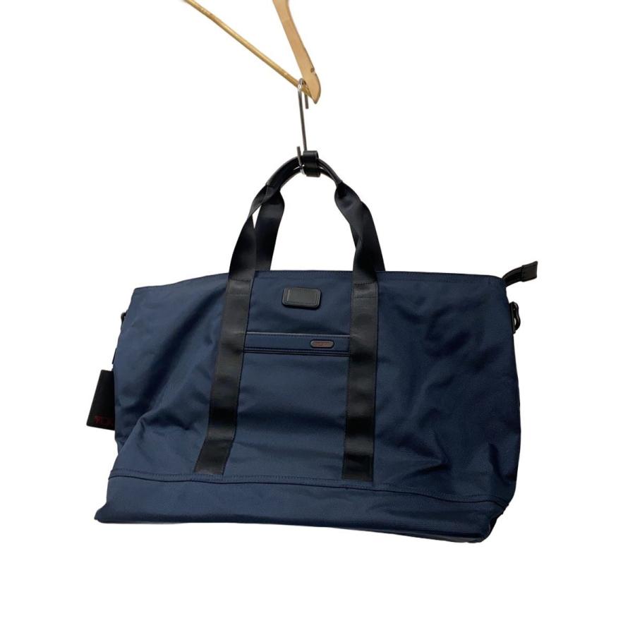 TUMI◇キャリーオール・トート/ナイロン/NVY/無地 : セカンド