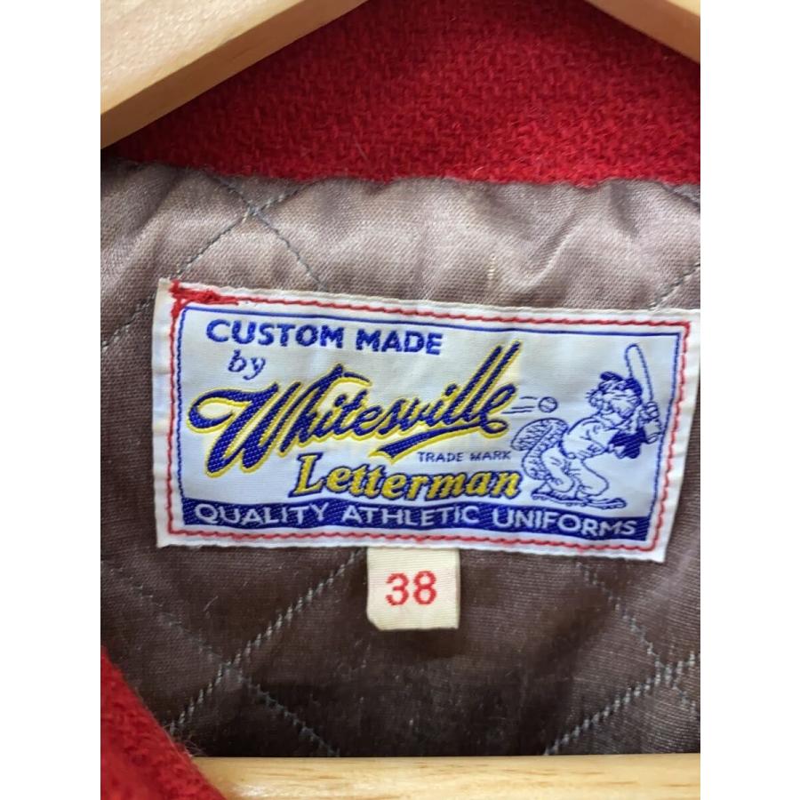 Whitesville◇スタジャン/38/ウール/RED : セカンドストリートYahoo!店