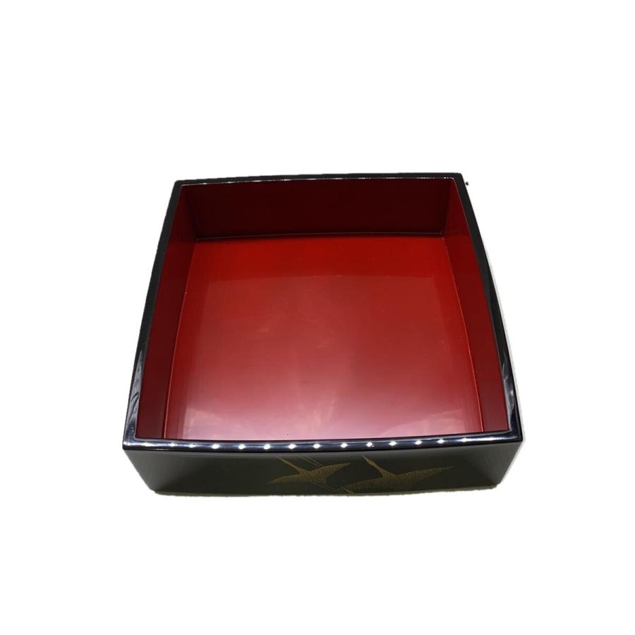 輪島塗(輪島漆器)◇重箱/3段/和食器その他/BLK : セカンド 輪島塗(輪島漆器)◇重箱/3段/和食器その他/BLK : セカンド