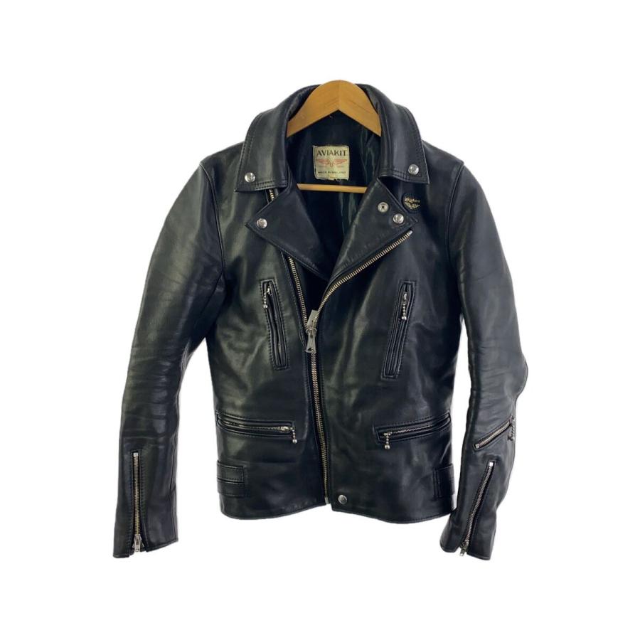 Lewis Leathers / レザージャケット・ブルゾン/34/牛革/BLK/無地 レザージャケット・ブルゾン/--/牛革/BLK/無地 Lewis Leathers◇レザー