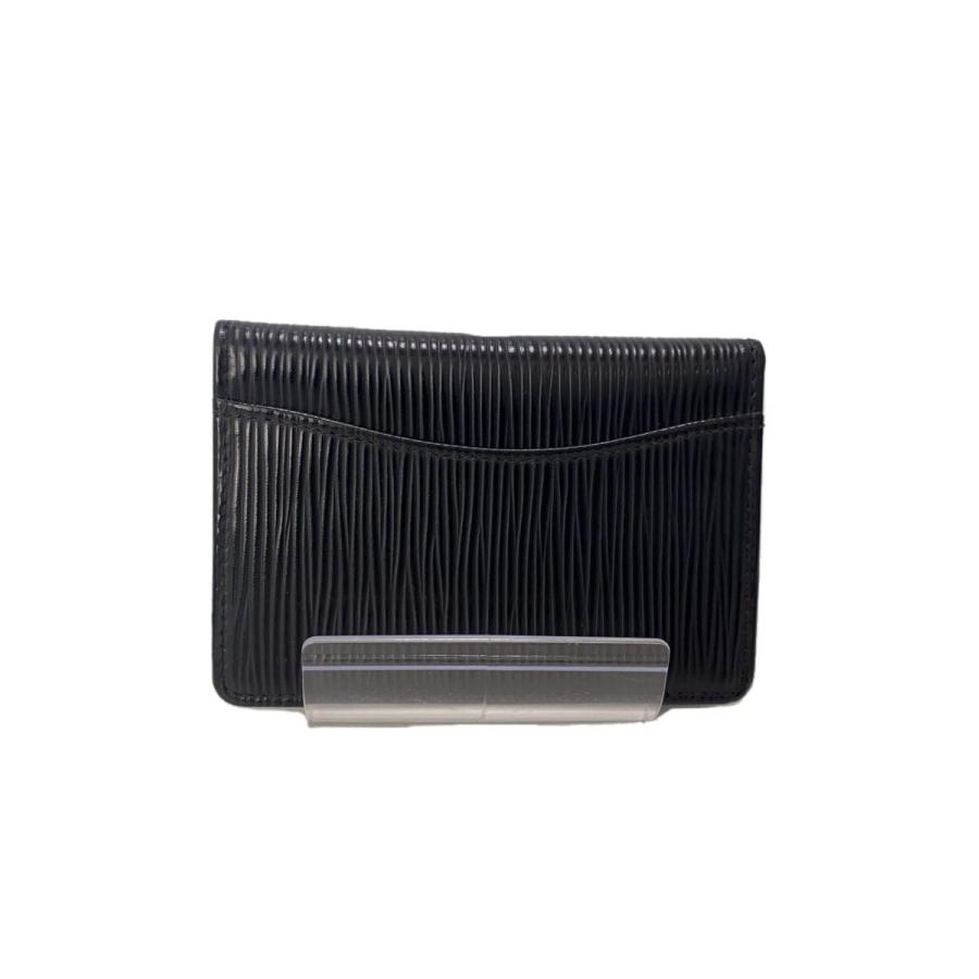 LOUIS VUITTON◇カードケース/レザー/BLK/メンズ/M63582 : セカンド