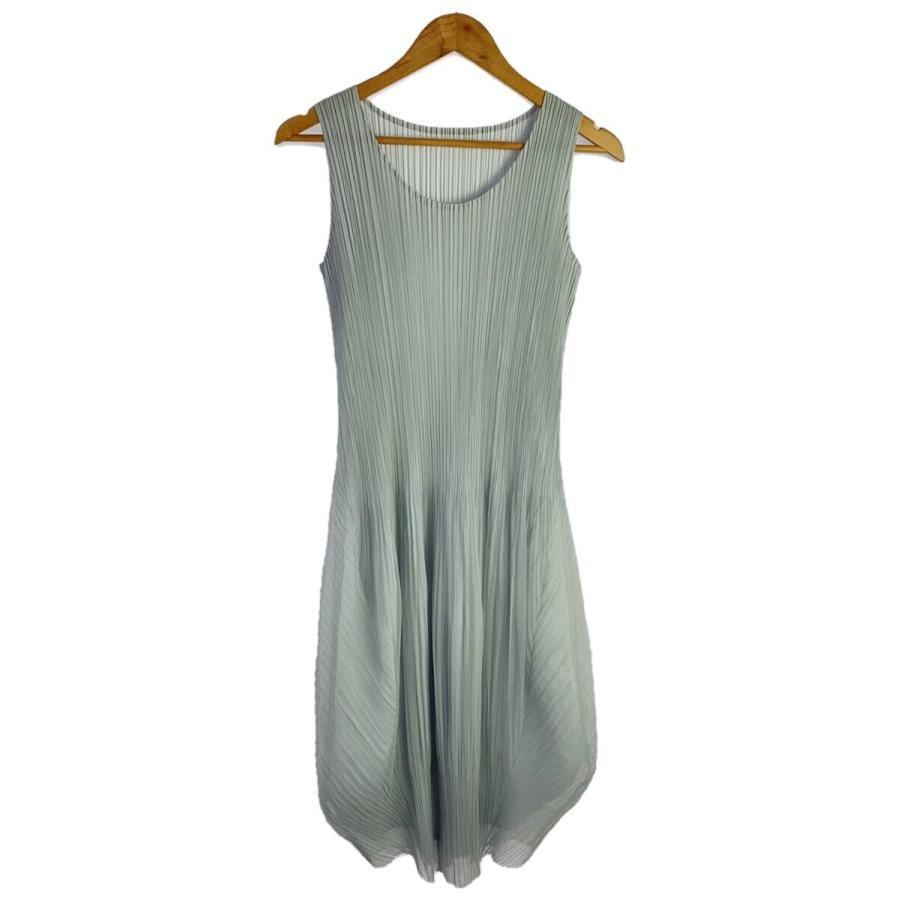 PLEATS PLEASE ISSEY MIYAKE◇ノースリーブワンピース/5/ポリエステル