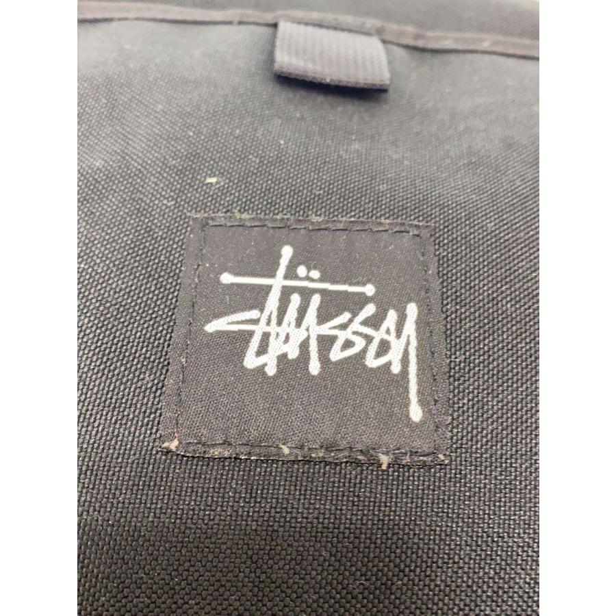 STUSSY◇ミニボストンバッグ/ナイロン/ブラック : セカンドストリート