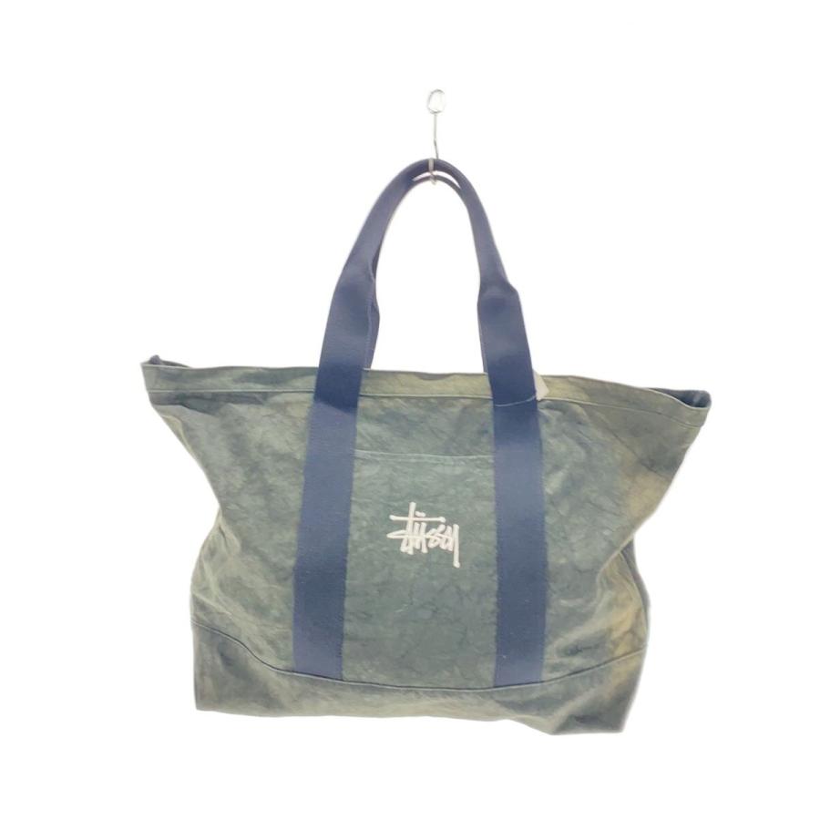 こぶさぶろう！ STUSSY◇CANVAS EXTRA LARGE TOTE BAG/キャンバス/GRN/総柄/134253