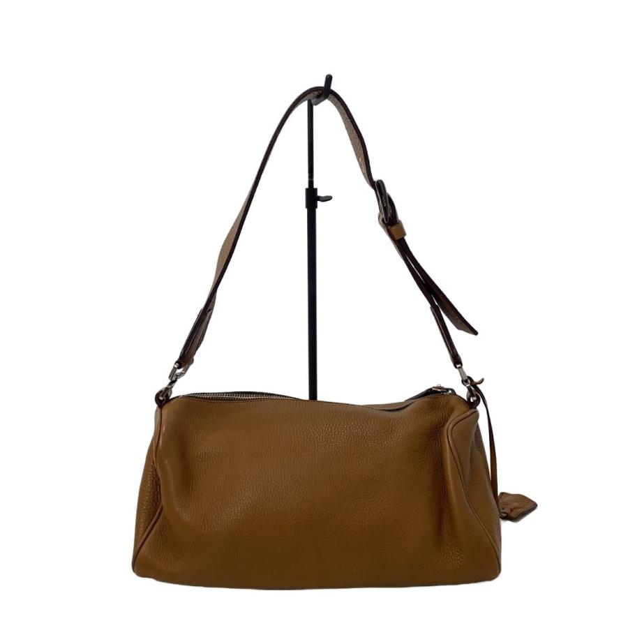 PRADA◇ショルダーバッグ/レザー/BRW// : セカンドストリートYahoo!店 