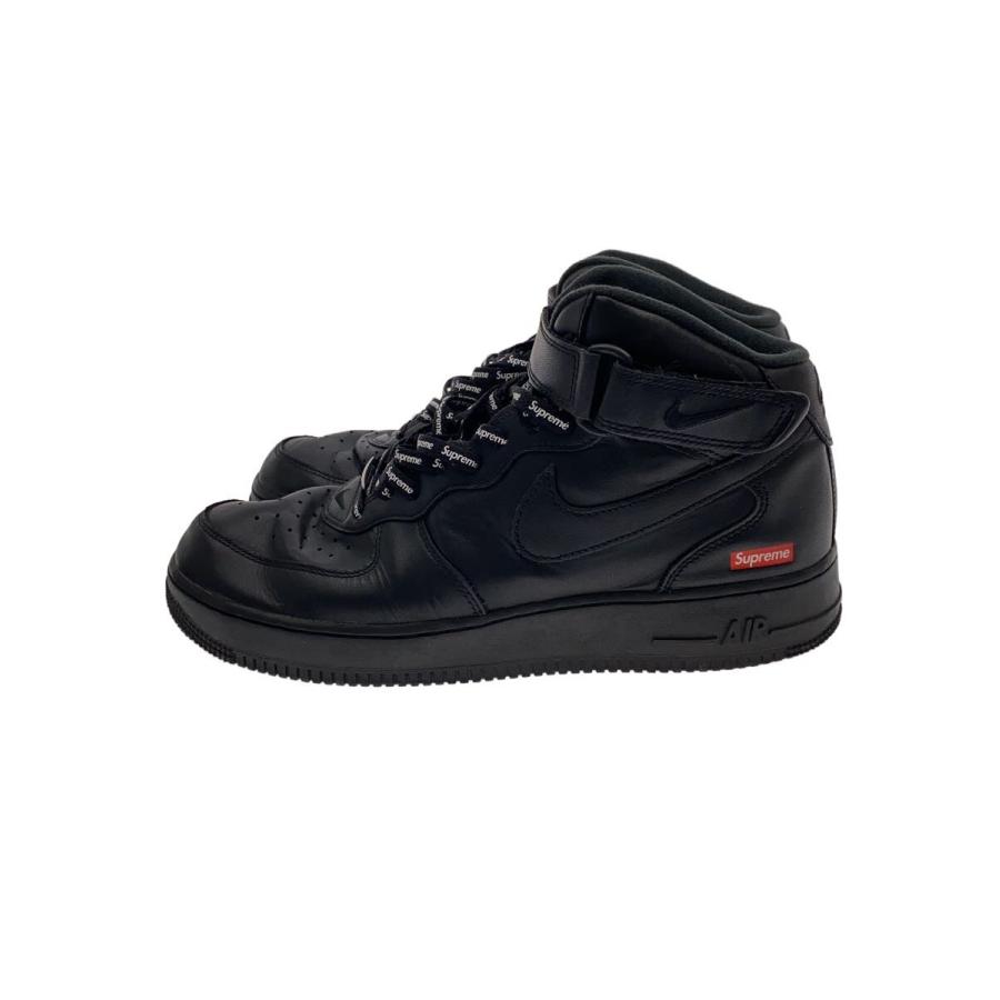 NIKE◇AIR FORCE 1 MID_エアフォース ミッド/28.5cm/BLK// : セカンド