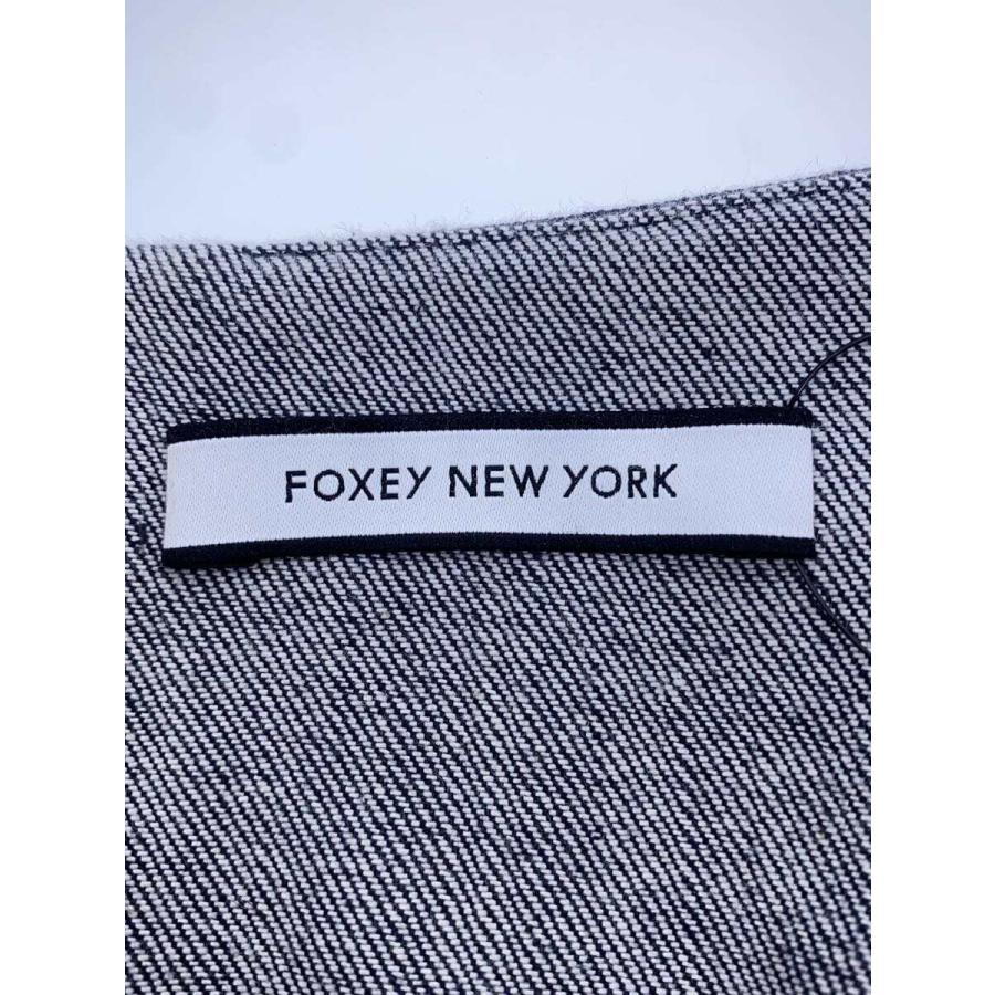 FOXEY NEWYORK◆半袖ワンピース/38/デニム/IDG/37026-NSOFI101T｜ssol-shopping｜03