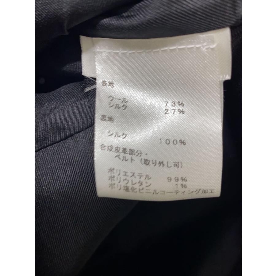 LOUIS VUITTON◇ノースリーブワンピース/42/ウール/NVY/ベルト欠品 