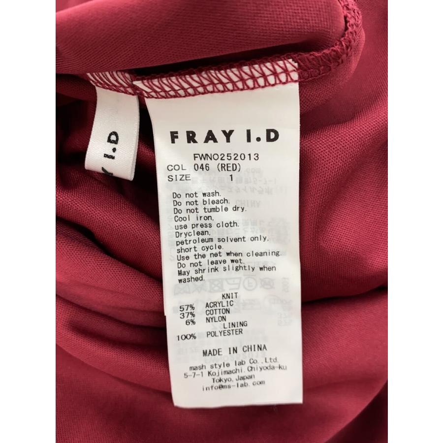 FRAY I.D◇25SS/メッシュレースアメスリニットワンピース/1/アクリル