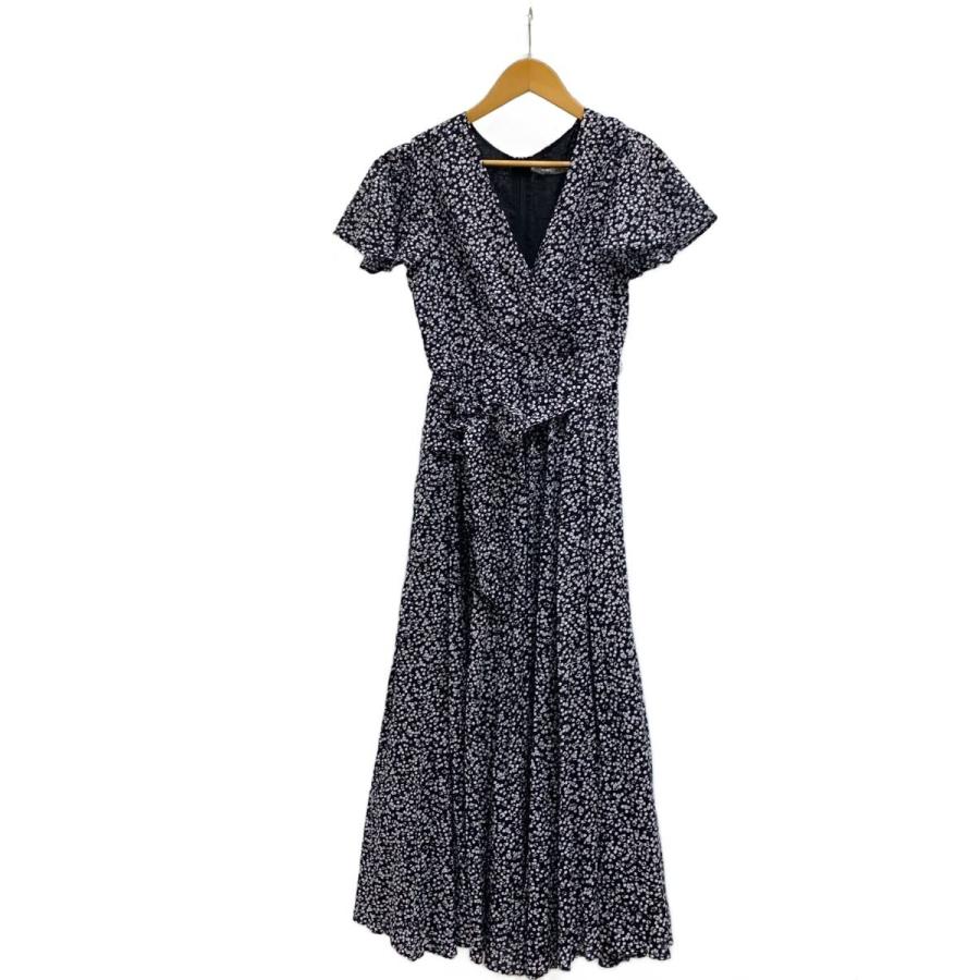 MARIHA◇マドモアゼルのドレス/半袖ワンピース/36/コットン/BLK/総柄