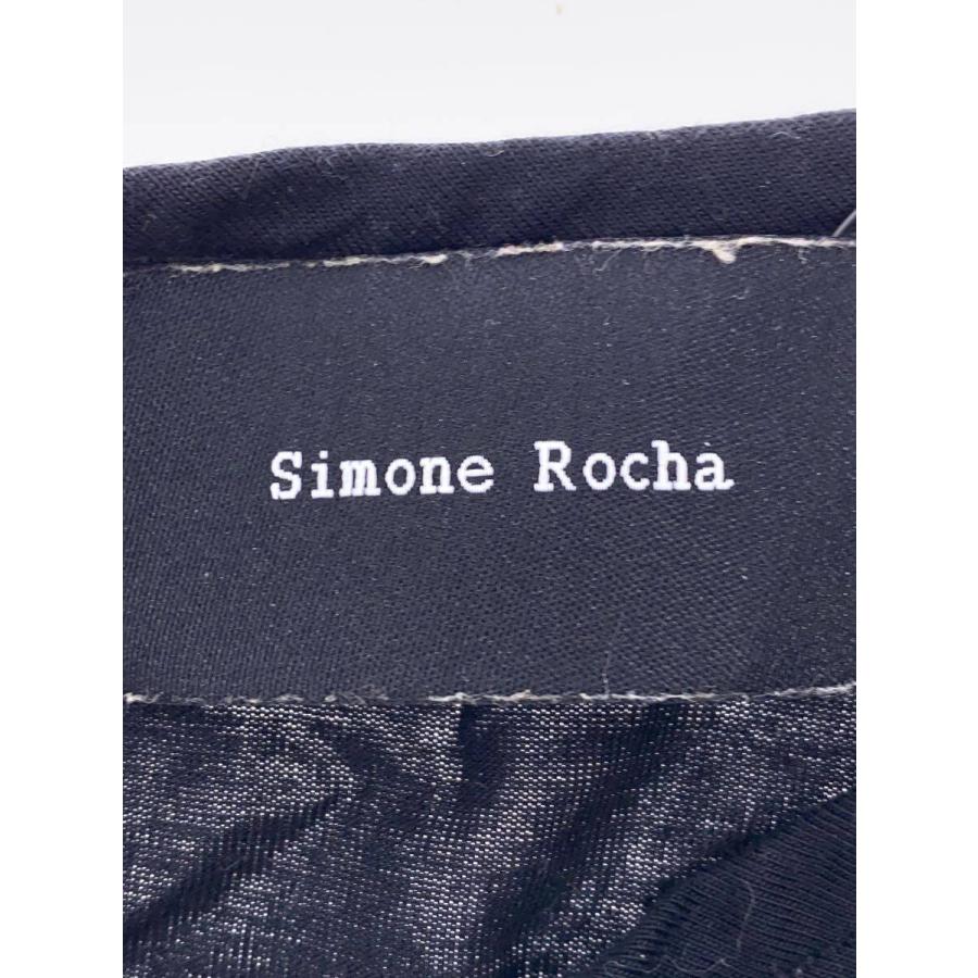 SIMONE ROCHA◇リボンディティールTシャツ/S/--/BLK : セカンド