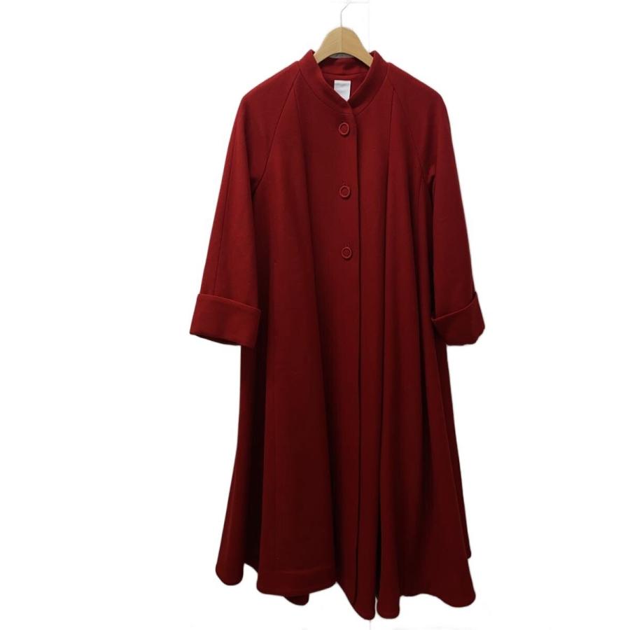 JENNE◇日本製クラシックフレアコート/S/ウール/RED/sty23aw-co13 