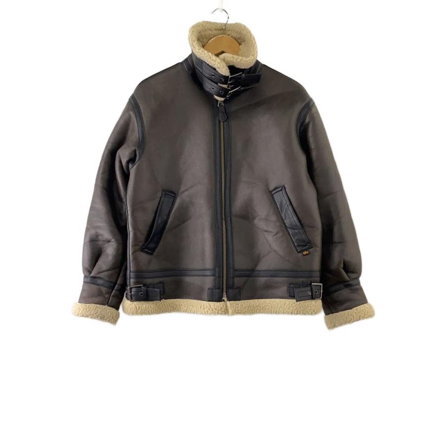ALPHA INDUSTRIES◇B-3 フェイクムートン ジャケット/ジャケット/S 