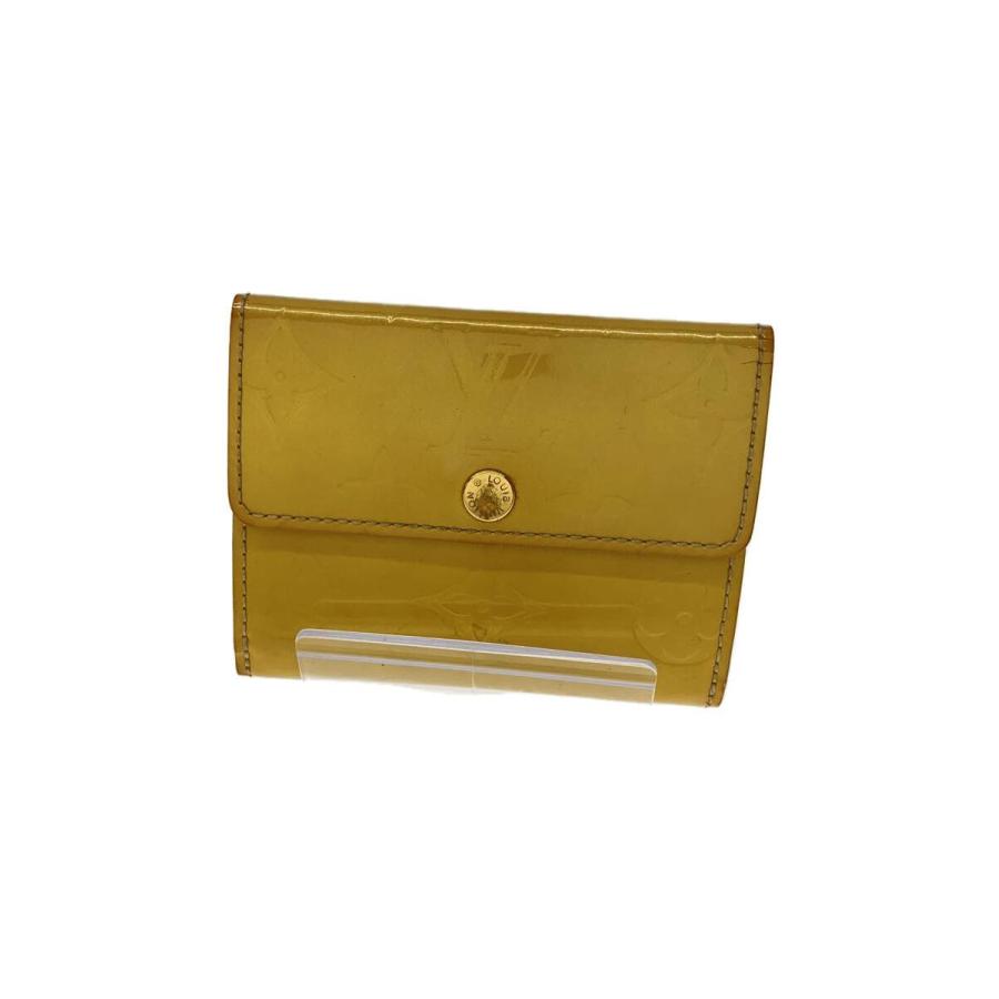 LOUIS VUITTON◇ラドロー_モノグラム・ヴェルニ/二つ折り財布/M91320  