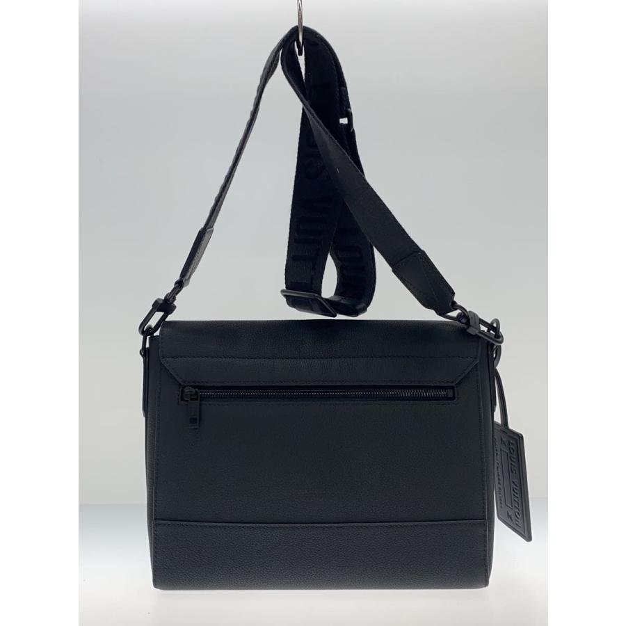 LOUIS VUITTON◆テイクオフ・メッセンジャー_LVアエログラム/メッセンジャーバッグ/M57080/ブラック_2